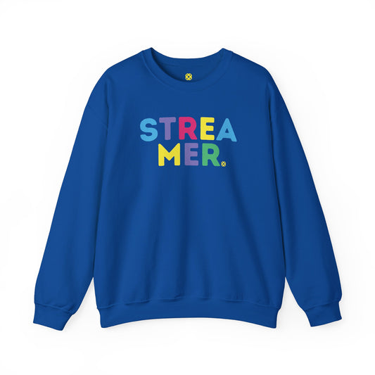 Streamer Crewneck - Royal Blue