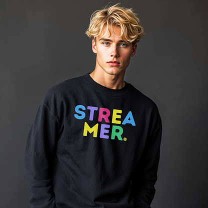 Streamer Crewneck - Black