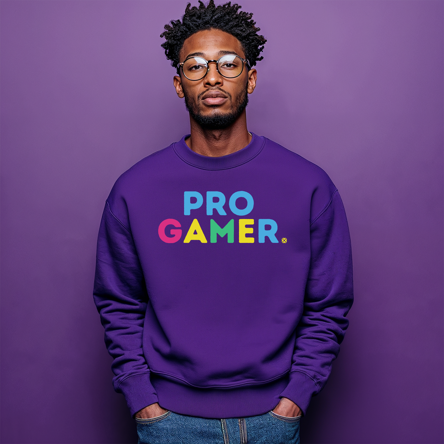 Pro Gamer Crewneck - Purple