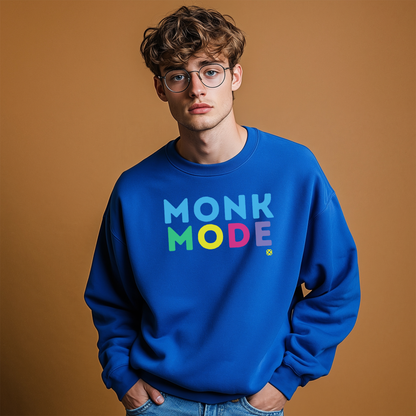 Monk Mode Crewneck - Royal Blue