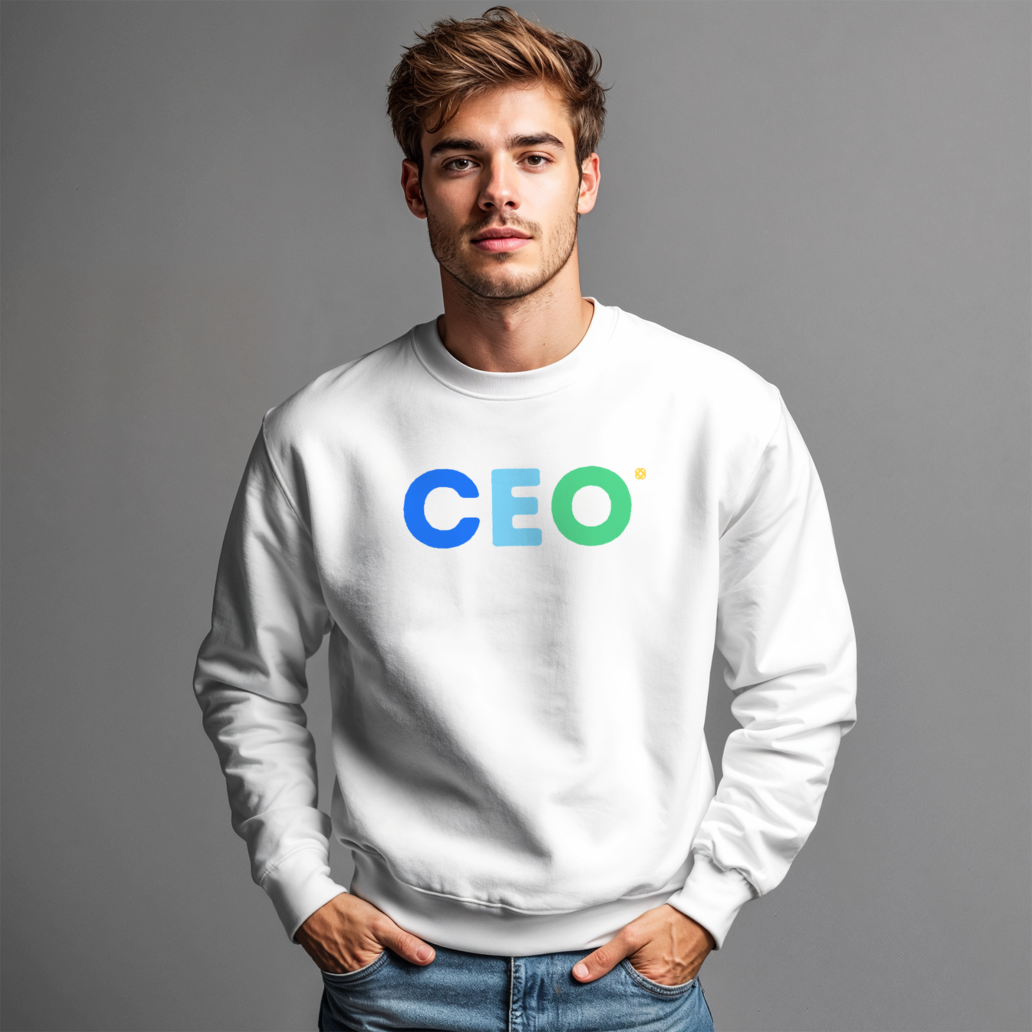 CEO Crewneck - White