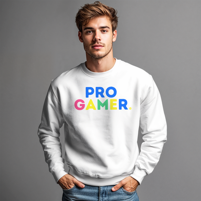 Pro Gamer Crewneck - White