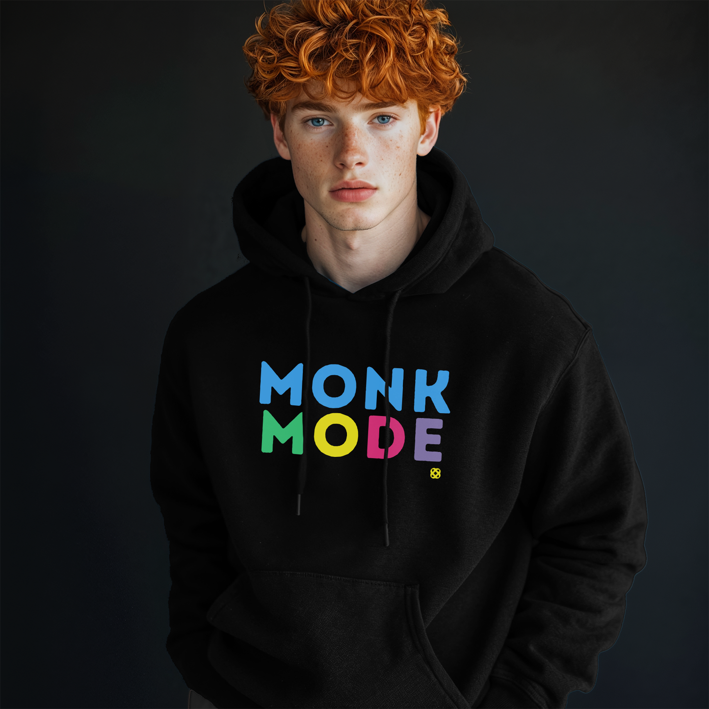 Monk Mode Hoodie - Black