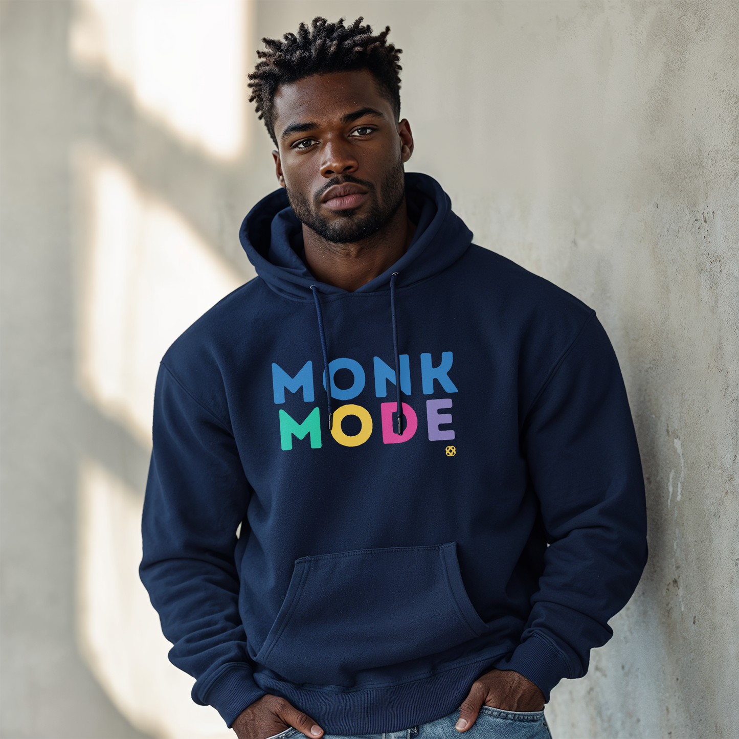 Monk Mode Hoodie - Navy